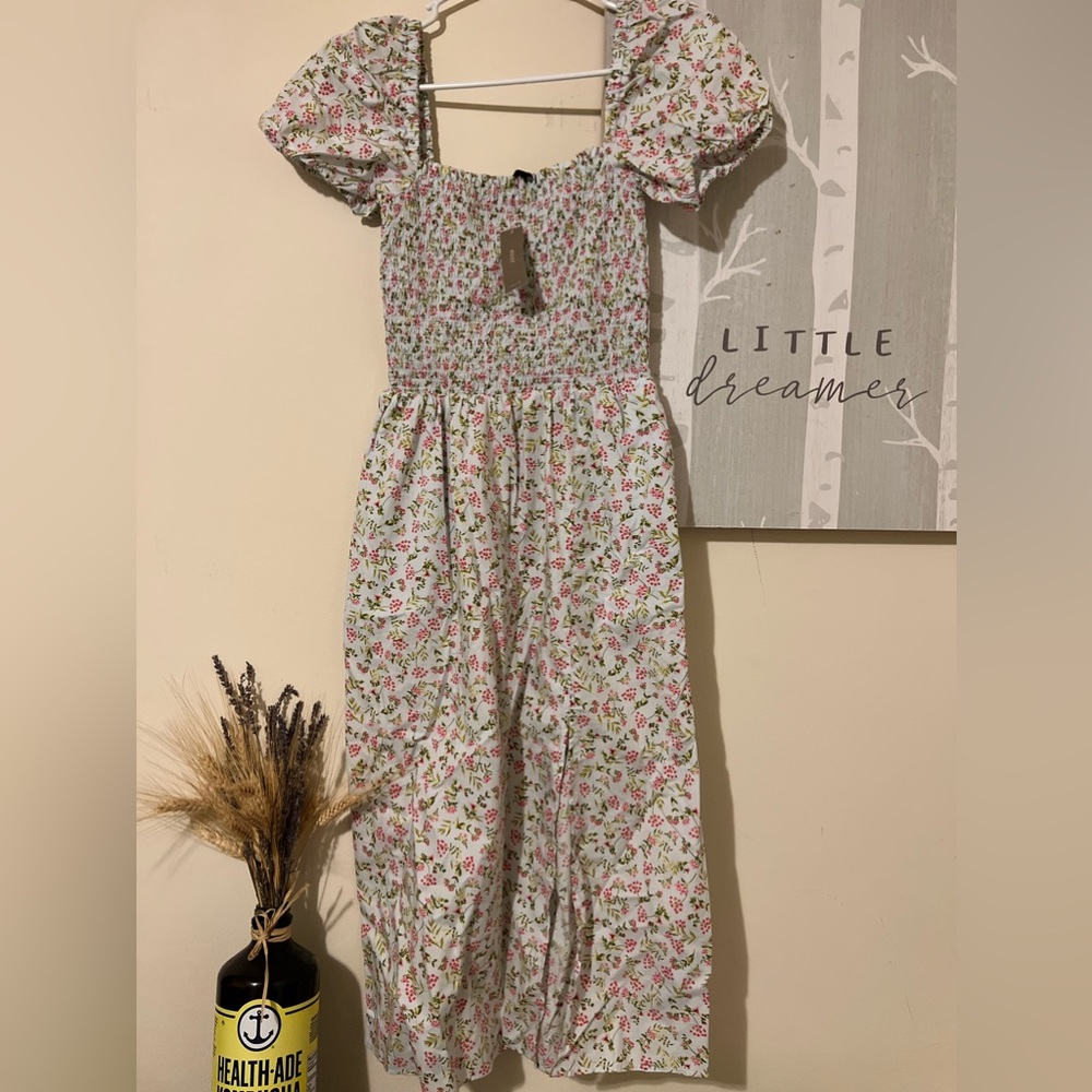 J.Crew flower print dress